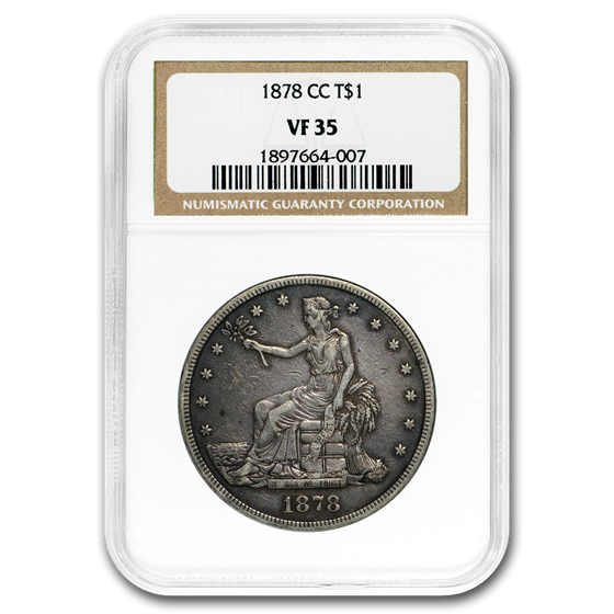1878-CC Trade Dollar VF-35 NGC 1878-CC Trade Dollar VF-35 NGC